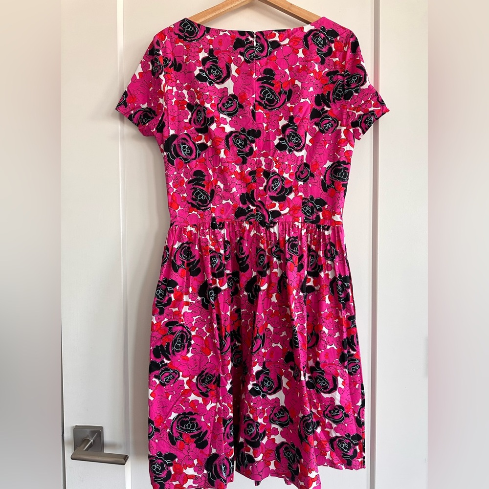 Vintage Oscar de la Renta Floral Dress - Picture 2 of 11